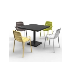 CHAISE EMPILABLE   GINA Made in EU 2