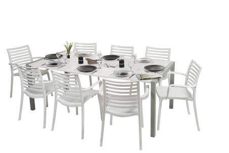 FAUTEUIL  SUNDAY  BLANC GLACIER   GROSFILLEX