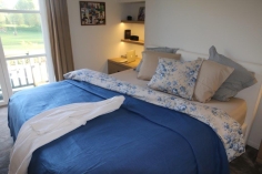 COUVERTURE POLAIRE 350GR Bleu marine 2 PERS.220 X 240 IRIS 2