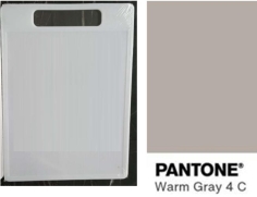 PLANCHE A DECOUPER PLASTIQUE  TAUPE-GRIS 35.5/25.5CM 2