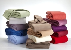 COUVERTURE POLAIRE BLEU MARINE  350GR - 240 X260  - DEKEN POUR LIT 160 2