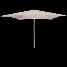 PARASOL  3X3M BEIGE 898P30 - 220GR  -8  BALEINES  - MAT BLANC 4.8CM 2