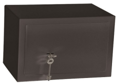 COFFRE FORT  A CLE  - L 31 cm   H 20 cm - P 20 cm -    NOIR SK20 2