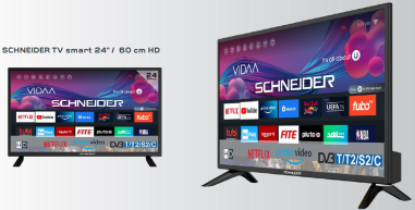 SMART TV LED 60CM / 24" HD  TV - GMSCLED24HV100 - SCHNEIDER