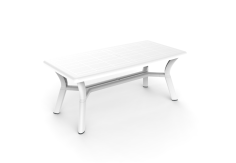 TABLE DE JARDIN  VALS/ORQUIDEA BLANCHE 180 X 90