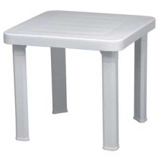 TABLE BASSE ANDORA  BLANCHE 47X 47 H 41