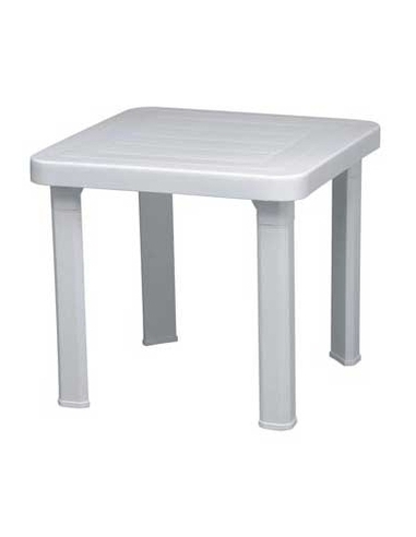 TABLE BASSE ANDORA  BLANCHE 47X 47 H 41