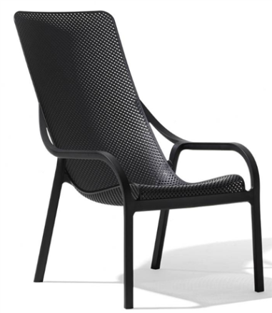 FAUTEUIL LOUNGE NET - ANTHRACITE - NARDI