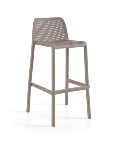 TABOURET OXY  TAUPE - POLYPRO - FIBRE VERRE EMPIL