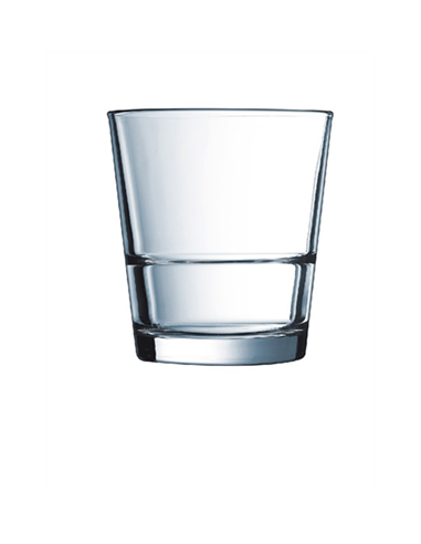 VERRE**STACK UP **  26CL - FB - ARCOROC EMPILABLE TREMPE