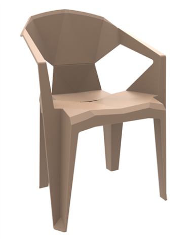 FAUTEUIL DE JARDIN DELTA  - SABLE / ARENA