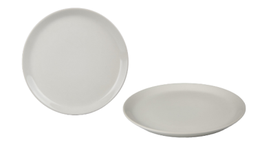 ASSIETTE PLATE NAÏLA  GRES IVOIRE  25 CM