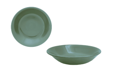 ASSIETTE CREUSE NAÏLA  GRES VERTE 20 CM