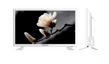 TV LED 60CM 24"  GMSCLED24HN100C - SCHNEIDER - HDMI -USB- DOLBY ***BLANC***