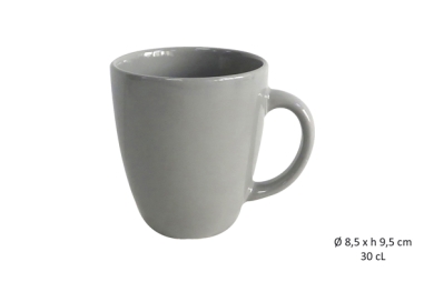 MUG  BOMBE 30 CL GRIS CLAIR  ""GRESM ""