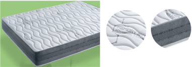 MATELAS "EOLAST 2" 140x190x20 - memoryform 50kg - 10€ TTC ECOMOB   ***ESP**