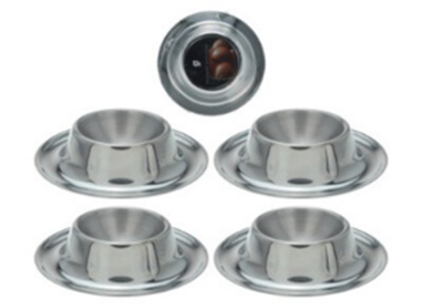 COQUETIER INOX LOT DE 4