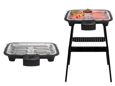 BARBECUE ELECTRIQUE SUR PIED BQ2883-38x22cm TRISTAR 2000W