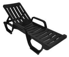 BAIN DE SOLEIL ANTHRACITE MALIBU DOSSIER REGLABLE