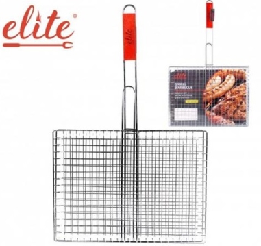 GRILLE BARBECUE  DOUBLE  CHARBON 30X40 CM REF  32388  ELITE