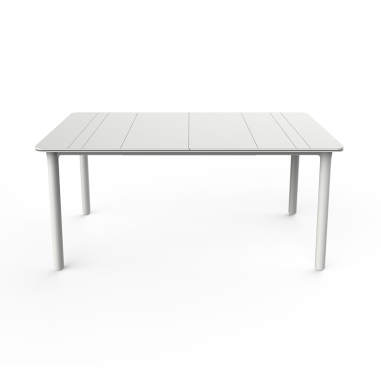 TABLE NOA COULEUR BLANC UNIS 160 X 90CM  POLYPROPYLENE