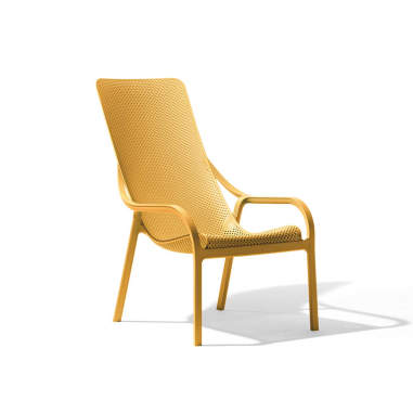 FAUTEUIL LOUNGE NET - SENAPE JAUNE - NARDI