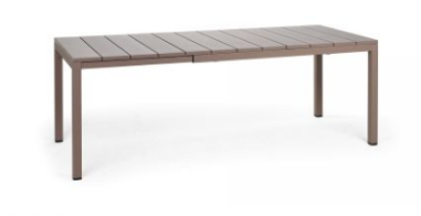 TABLE RIO 140/210  X 100 CM NARDI TORTORA