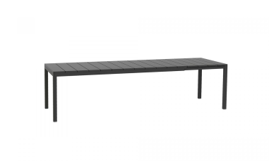 TABLE RIO 210 /280  X 100 CM NARDI ANTRACITE