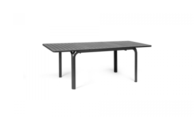 TABLE ALLORO 140/210  X 100 CM NARDI ANTRACITE ***ZONE OMBRAGEE***