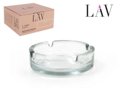 CENDRIER VERRE ROND 11 CM    LAV