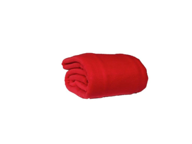 COUVERTURE POLAIRE 350GR Rouge. 2 PERS.220 X 240 IRIS