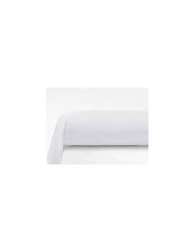 TAIE TRAVERSIN BLANC  LIT 160 CM  OURLETS 4CM 85CM/220CM