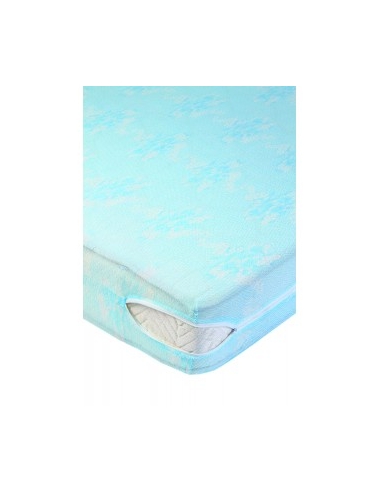 HOUSSE EXTENSIBLE BLEU 80 X 190