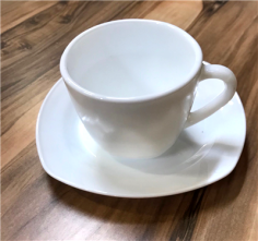 TASSE & SOUS TASSE NOE 22 CL - BLANC - OPAL **ESP**