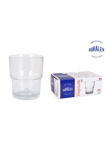 VERRE EMPILABLE  *** DURALEX ***  16CL