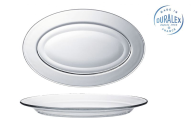 PLAT DE SERVICE OVALE  DURALEX 31 CM