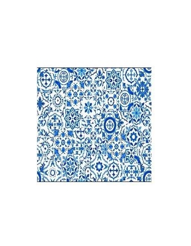 OREILLER MICROFIBRE 60X 60 - TEX LI   MOTIF  BLEU  MARO