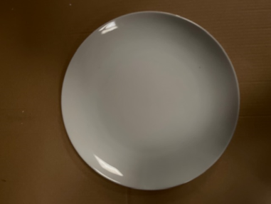 PLAT DE SERVICE  27cm "SILDE" porcelaine blanche