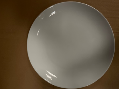 PLAT DE SERVICE 30.50 CM  ""SILDE"" PORCELAINE BLANCHE