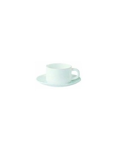 SOUS TASSE BLANCHE 11CM FESTONNEE BLANCHE pour tasse 9cl