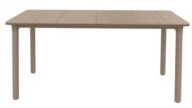 TABLE NOA COULEUR SABLE UNIS 160 X 90CM  POLYPROPYLENE Made in EU