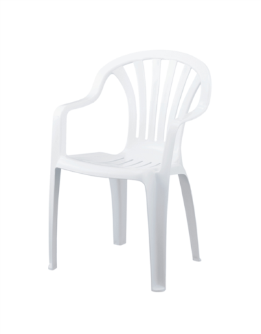 FAUTEUIL DE JARDIN  PALS BLANC Made in EU *** ARRET USINE***