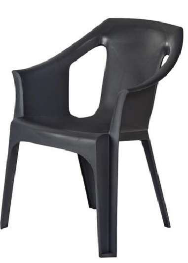 FAUTEUIL DE JARDIN COOL ANTHRACITE Made in EU ***ESP***