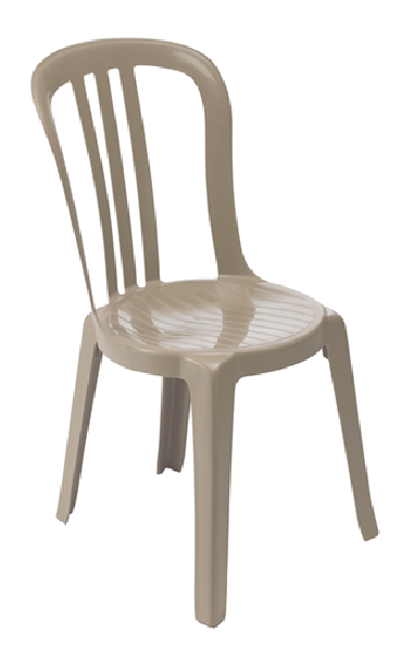 CHAISE DE JARDIN MIAMI BISTROT LIN  - EMPILABLE GROSFILLEX FRANCE