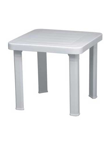 TABLE BASSE ANDORA  BLANCHE 47X 47 H 41 Made in EU