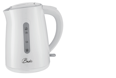 BOUILLOIRE ELECTRIQUE  BASIC BLANC - 1ER PRIX  - PROMO