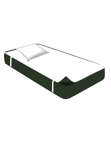 KIT ECO  LIT EN 80/90 X 190 ( 1 taie 60 x 60 + 1protec plateau)  IRIS