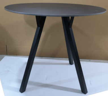 TABLE MATHILDE CERAMIK GRIS ANTHRACITE - Ø140 CM
