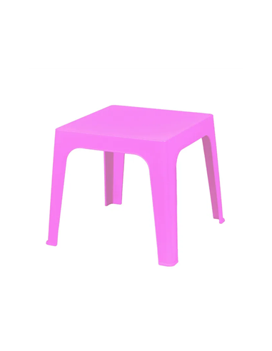 TABLE ENFANT JULIETA ROSE MONOBLOC PP 49 CM Made in EU