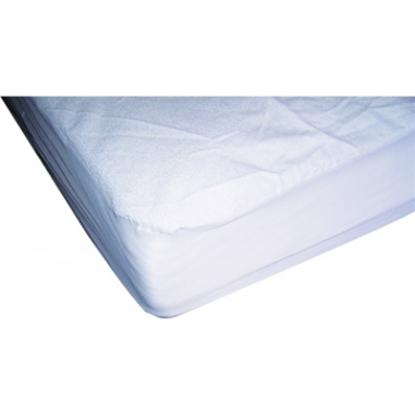 PROTEGE MATELAS EPONGE PLASTIFIE FORME HOUSSE 160 X 200